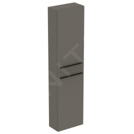 Ideal Standard i.Life S - Armoire haute 400x210x1600 mm, 2 portes G / D, quartz gris mat T5288NG