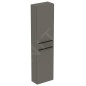 Ideal Standard i.Life S - Armoire haute 400x210x1600 mm, 2 portes G / D, quartz gris mat T5288NG