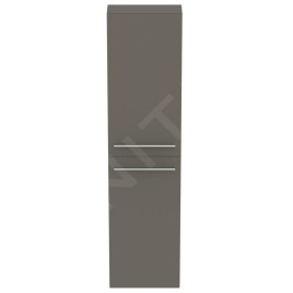 Ideal Standard i.Life S - Armoire haute 400x210x1600 mm, 2 portes G / D, quartz gris mat T5288NG