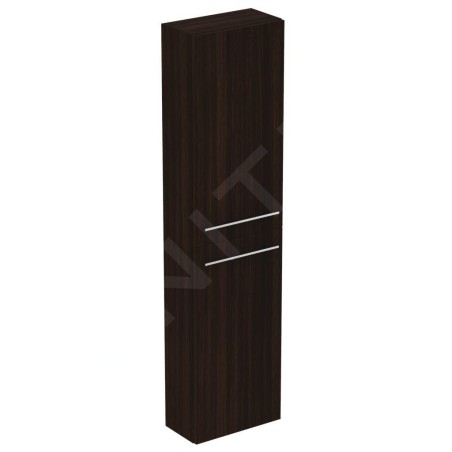 Ideal Standard i.Life S - Armoire haute 400x210x1600 mm, 2 portes G / D, chêne à café T5288NW