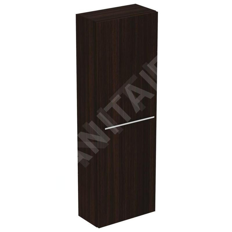 Ideal Standard i.Life S - Armoire haute 400x210x1200 mm, 1 porte G / D, chêne à café T5289NW