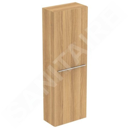 Ideal Standard i.Life S - Armoire haute 400x210x1200 mm, 1 porte G / D, chêne T5289NX