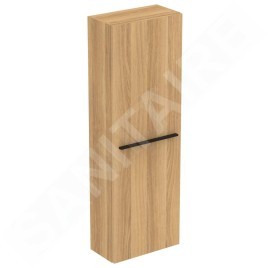 Ideal Standard i.Life S - Armoire haute 400x210x1200 mm, 1 porte G / D, chêne T5289NX