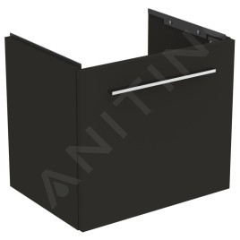 Ideal Standard i.Life S - Meuble sous lavabo, 500x375x440 mm, gris mat carbon T5290NV