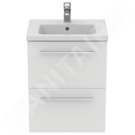 Ideal Standard i.Life S - Meuble sous lavabo, 500x375x630 mm, 2 tiroirs, blanc mat T5291DU