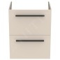 Ideal Standard i.Life S - Meuble sous lavabo, 500x375x630 mm, 2 tiroirs, sable mat T5291NF
