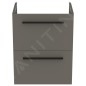 Ideal Standard i.Life S - Meuble sous lavabo, 500x375x630 mm, 2 tiroirs, quartz gris mat T5291NG Ideal Standard i.Life S - Meuble sous lavabo, 500x375x630 mm, 2 tiroirs, quartz gris mat T5291NG