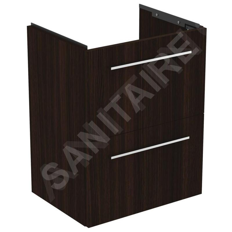 Ideal Standard i.Life S - Meuble sous lavabo, 500x375x630 mm, 2 tiroirs, chêne à café T5291NW Ideal Standard i.Life S - Meuble sous lavabo, 500x375x630 mm, 2 tiroirs, chêne à café T5291NW