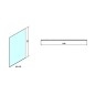 Polysan Modular Shower - Paroi de douche Walk-In, 1200 mm, verre clair MS4-120