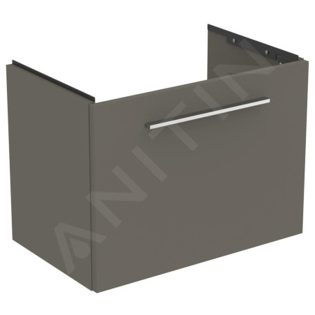 Ideal Standard i.Life S - Meuble sous lavabo, 600x375x440 mm, quartz gris mat T5292NG