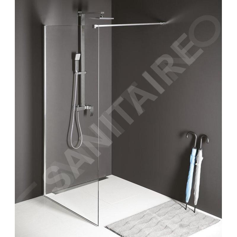 Polysan Modular Shower - Paroi de douche 700 mm, verre clair MS1-70