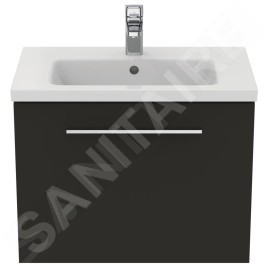 Ideal Standard i.Life S - Meuble sous lavabo, 600x375x440 mm, gris mat carbon T5292NV