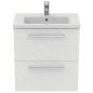 Ideal Standard i.Life S - Meuble sous lavabo, 600x375x630 mm, 2 tiroirs, blanc mat T5293DU Ideal Standard i.Life S - Meuble sous lavabo, 600x375x630 mm, 2 tiroirs, blanc mat T5293DU