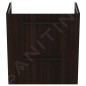 Ideal Standard i.Life S - Meuble sous lavabo, 600x375x630 mm, 2 tiroirs, chêne à café T5293NW