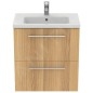 Ideal Standard i.Life S - Meuble sous lavabo, 600x375x630 mm, 2 tiroirs, chêne T5293NX Ideal Standard i.Life S - Meuble sous lavabo, 600x375x630 mm, 2 tiroirs, chêne T5293NX
