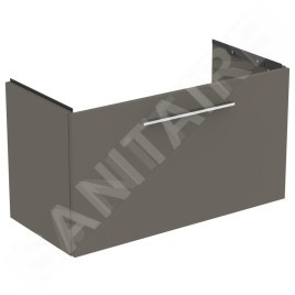 Ideal Standard i.Life S - Meuble sous lavabo, 800x375x440 mm, quartz gris mat T5294NG