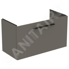 Ideal Standard i.Life S - Meuble sous lavabo, 800x375x440 mm, quartz gris mat T5294NG