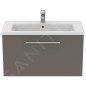 Ideal Standard i.Life S - Meuble sous lavabo, 800x375x440 mm, quartz gris mat T5294NG