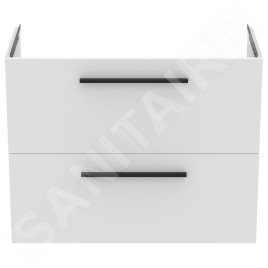 Ideal Standard i.Life S - Meuble sous lavabo, 800x375x630 mm, 2 tiroirs, blanc mat T5295DU