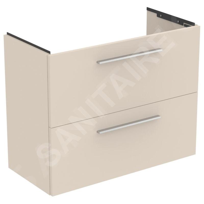 Ideal Standard i.Life S - Meuble sous lavabo, 800x375x630 mm, 2 tiroirs, sable mat T5295NF Ideal Standard i.Life S - Meuble sous lavabo, 800x375x630 mm, 2 tiroirs, sable mat T5295NF