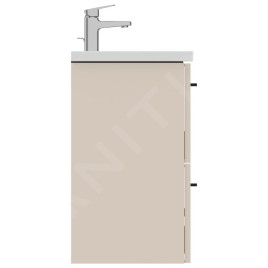 Ideal Standard i.Life S - Meuble sous lavabo, 800x375x630 mm, 2 tiroirs, sable mat T5295NF
