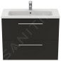 Ideal Standard i.Life S - Meuble sous lavabo, 800x375x630 mm, 2 tiroirs, gris mat carbon T5295NV Ideal Standard i.Life S - Meuble sous lavabo, 800x375x630 mm, 2 tiroirs, gris mat carbon T5295NV