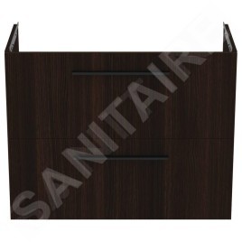 Ideal Standard i.Life S - Meuble sous lavabo, 800x375x630 mm, 2 tiroirs, chêne à café T5295NW