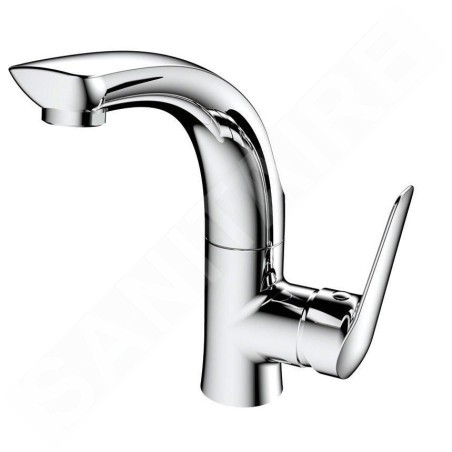 Sapho Soliter - Mitigeur de lavabo FLY, avec bec rotatif, chrome DF004