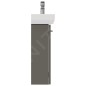 Ideal Standard i.Life S - Meuble sous lave-mains, 410x205x630 mm, quartz gris mat T5296NG