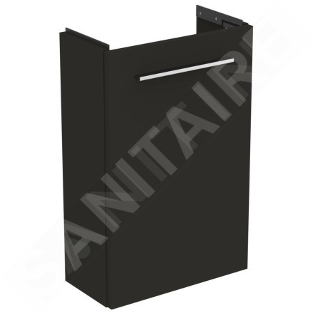 Ideal Standard i.Life S - Meuble sous lave-mains, 410x205x630 mm, gris mat carbon T5296NV