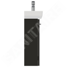 Ideal Standard i.Life S - Meuble sous lave-mains, 410x205x630 mm, gris mat carbon T5296NV