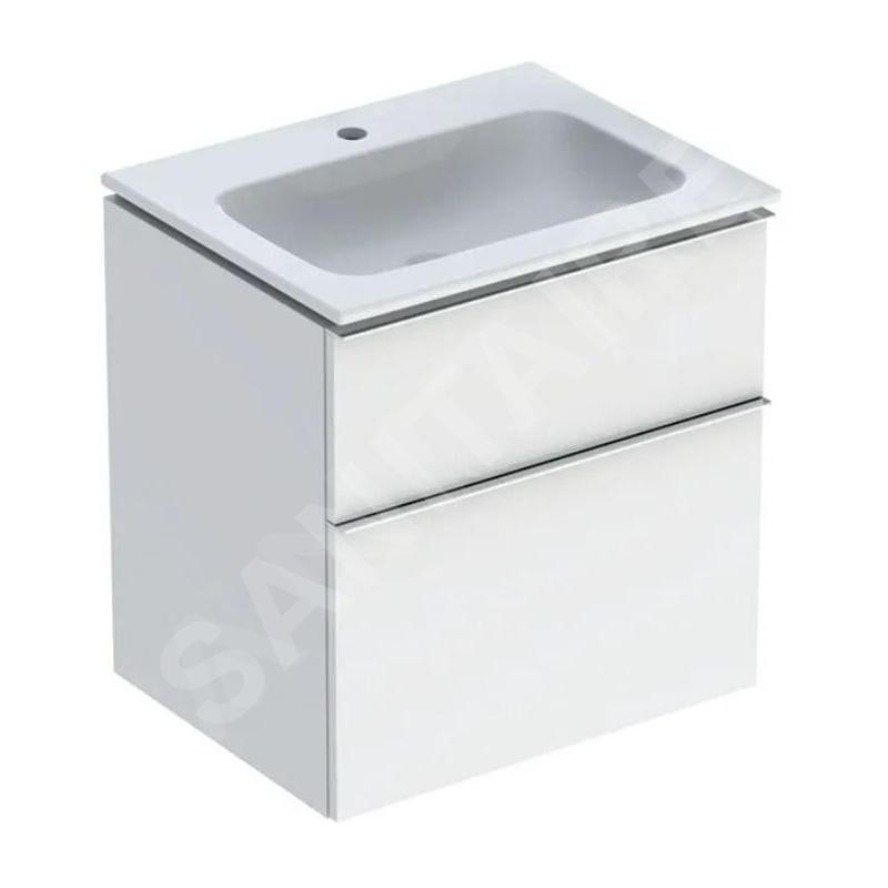 Geberit iCon - Meuble avec lavabo, 600x630x480 mm, KeraTect, blanc brillant 502.331.01.2 Geberit iCon - Meuble avec lavabo, 600x630x480 mm, KeraTect, blanc brillant 502.331.01.2