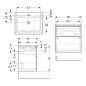 Geberit iCon - Meuble avec lavabo, 600x630x480 mm, blanc brillant 502.335.01.2 Geberit iCon - Meuble avec lavabo, 600x630x480 mm, blanc brillant 502.335.01.2
