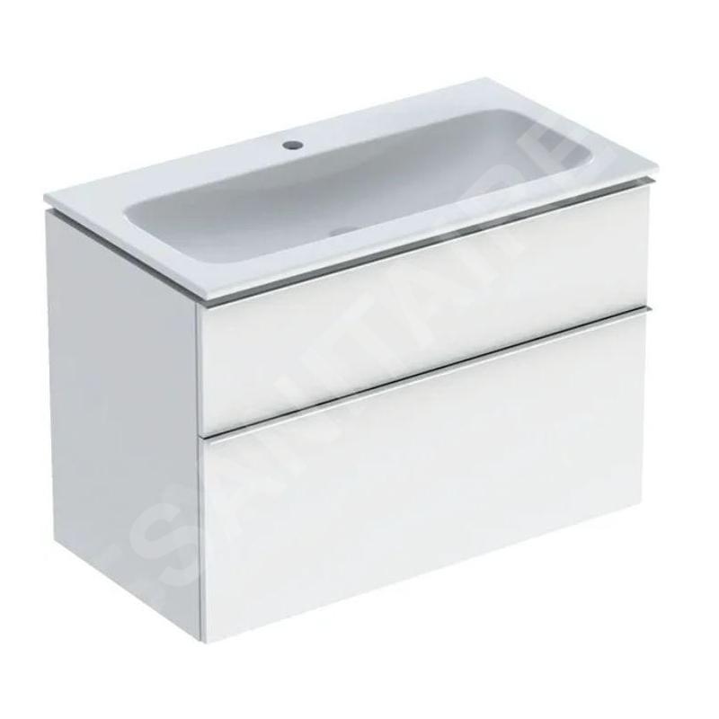 Geberit iCon - Meuble avec lavabo, 900x630x480 mm, KeraTect, blanc brillant 502.333.01.2 Geberit iCon - Meuble avec lavabo, 900x630x480 mm, KeraTect, blanc brillant 502.333.01.2