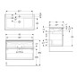Geberit iCon - Meuble avec lavabo, 900x630x480 mm, KeraTect, blanc brillant 502.333.01.2 Geberit iCon - Meuble avec lavabo, 900x630x480 mm, KeraTect, blanc brillant 502.333.01.2