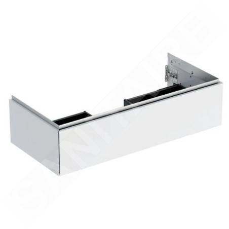 Geberit ONE - Meuble sous lavabo 1036x266x470 mm, 1 tiroir, blanc brillant 505.074.00.1