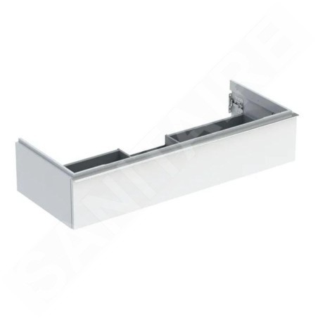 Geberit iCon - Meuble sous lavabo 1184x247x476 mm, 1 tiroir, blanc brillant 502.313.01.2