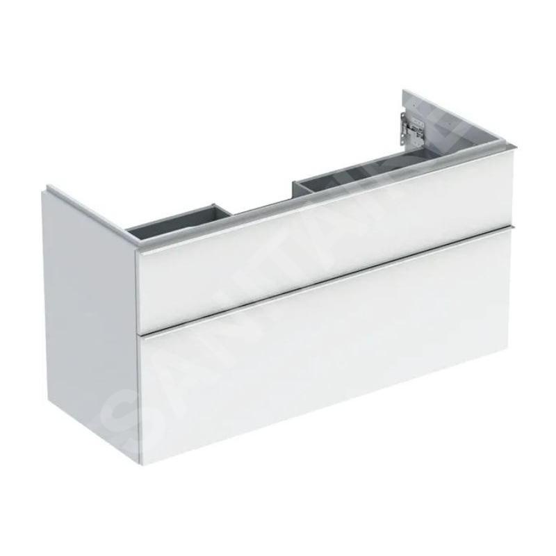 Geberit iCon - Meuble sous lavabo 1184x615x476 mm, 2 tiroirs, blanc brillant 502.306.01.2 Geberit iCon - Meuble sous lavabo 1184x615x476 mm, 2 tiroirs, blanc brillant 502.306.01.2