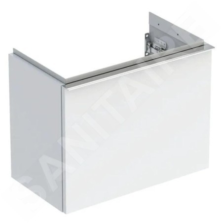 Geberit iCon - Meuble sous lavabo 520x415x307 mm, 1 tiroir, blanc brillant 502.302.01.2