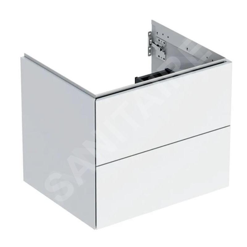 Geberit ONE - Meuble sous lavabo 59x50x47 cm, 2 tiroirs, blanc brillant 505.261.00.1 Geberit ONE - Meuble sous lavabo 59x50x47 cm, 2 tiroirs, blanc brillant 505.261.00.1