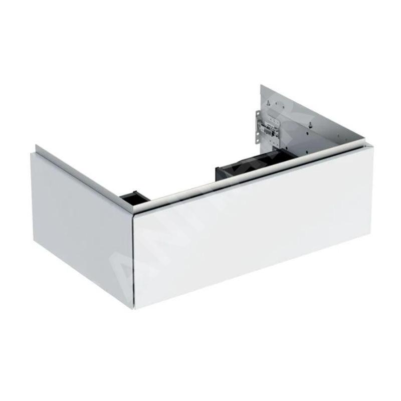 Geberit ONE - Meuble sous lavabo 740x266x470 mm, 1 tiroir, blanc brillant 505.072.00.1