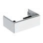 Geberit ONE - Meuble sous lavabo 740x266x470 mm, 1 tiroir, blanc brillant 505.072.00.1