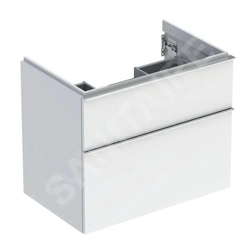 Geberit iCon - Meuble sous lavabo 740x615x476 mm, 2 tiroirs, blanc brillant 502.304.01.2 Geberit iCon - Meuble sous lavabo 740x615x476 mm, 2 tiroirs, blanc brillant 502.304.01.2