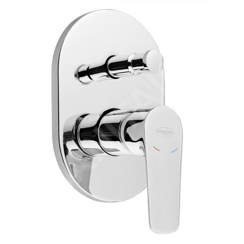 Aqualine Lotta - Mitigeur encastrable, pour 2 sorties, chrome LT742