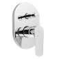 Aqualine Lotta - Mitigeur encastrable, pour 2 sorties, chrome LT742
