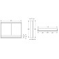 Geberit ONE - Armoire miroir avec éclairage LED, 1200x900x150 mm, 2 portes, avec niche, encastrée, blanc 505.825.00.2 Geberit ONE - Armoire miroir avec éclairage LED, 1200x900x150 mm, 2 portes, avec niche, encastrée, blanc 505.825.00.2