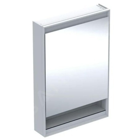 Geberit ONE - Armoire miroir avec éclairage LED, 600x900x150 mm, charnières à droite, avec de la niche, blanc 505.831.00.2