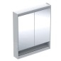 Geberit ONE - Armoire miroir avec éclairage LED, 750x900x150 mm, 2 portes, avec niche, blanc 505.832.00.2 Geberit ONE - Armoire miroir avec éclairage LED, 750x900x150 mm, 2 portes, avec niche, blanc 505.832.00.2