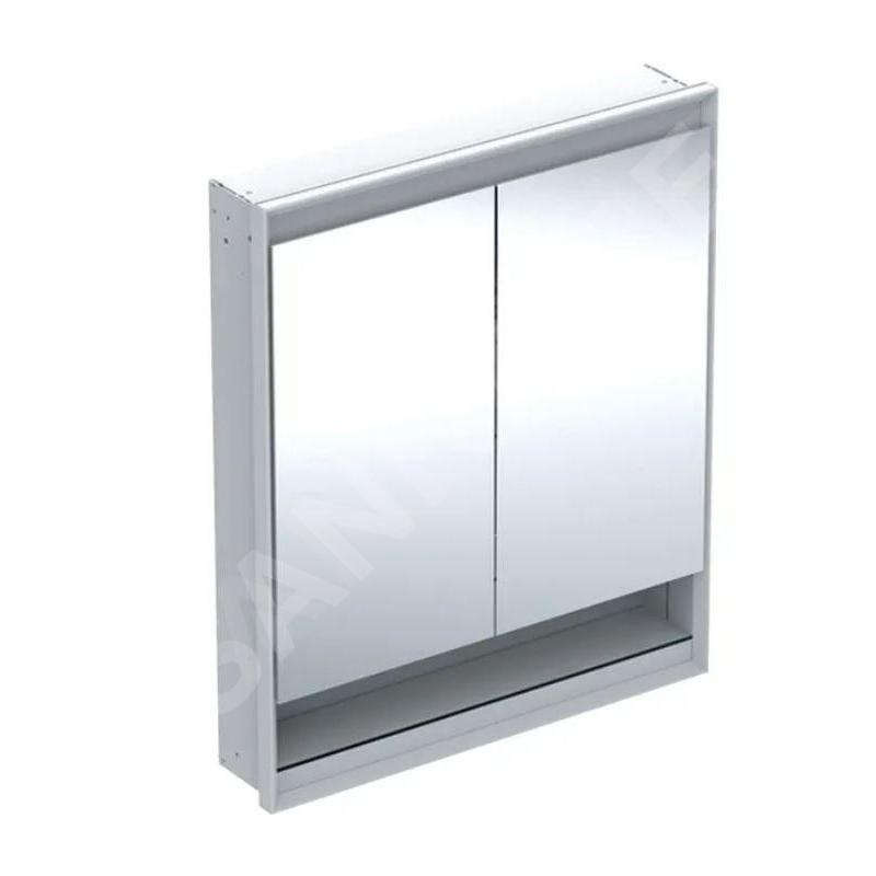 Geberit ONE - Armoire miroir avec éclairage LED, 750x900x150 mm, 2 portes, avec niche, encastrée, blanc 505.822.00.2 Geberit ONE - Armoire miroir avec éclairage LED, 750x900x150 mm, 2 portes, avec niche, encastrée, blanc 505.822.00.2