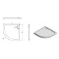 Gelco Receveurs - Receveur de douche HERA, 900x900 mm, R550, blanc GH559 Gelco Receveurs - Receveur de douche HERA, 900x900 mm, R550, blanc GH559